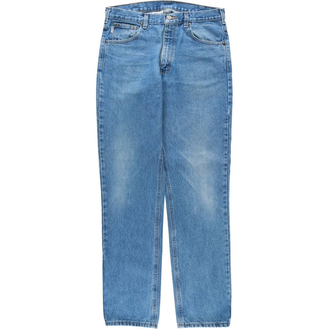 Carhartt Tapered Denim Pants for Men, W34 equivalent cotton blue type Vintage Second Hand