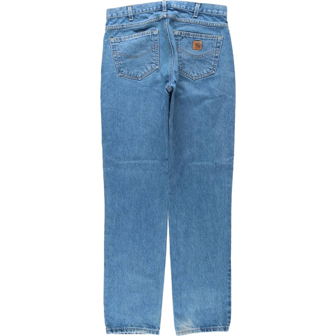 Carhartt Tapered Denim Pants for Men, W34 equivalent cotton blue type Vintage Second Hand