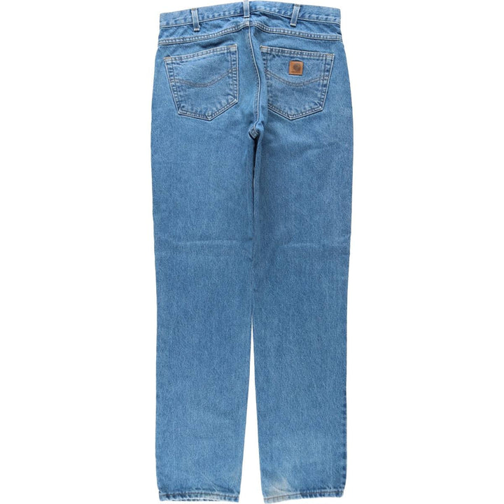 Carhartt Tapered Denim Pants for Men, W34 equivalent cotton blue type Vintage Second Hand