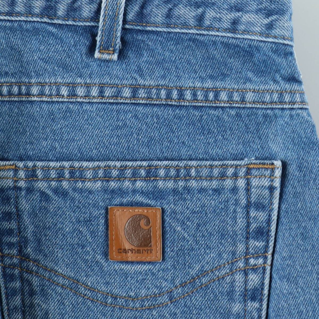 Carhartt Tapered Denim Pants for Men, W34 equivalent cotton blue type Vintage Second Hand