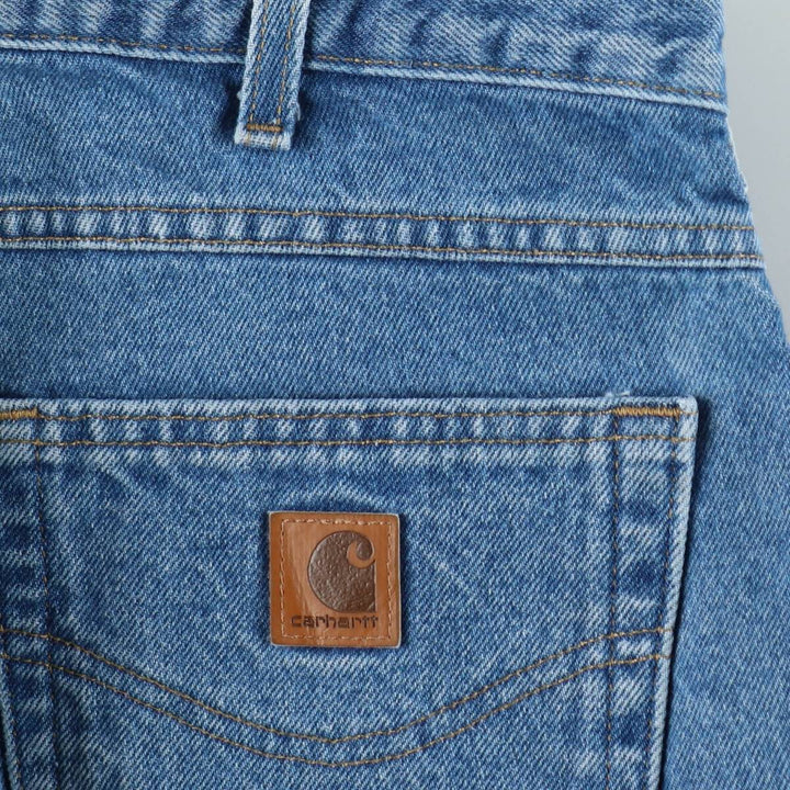Carhartt Tapered Denim Pants for Men, W34 equivalent cotton blue type Vintage Second Hand