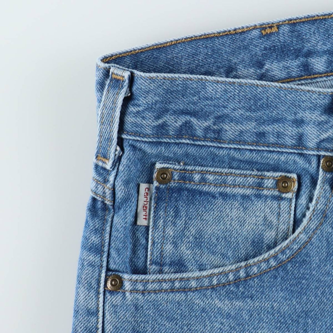 Carhartt Tapered Denim Pants for Men, W34 equivalent cotton blue type Vintage Second Hand