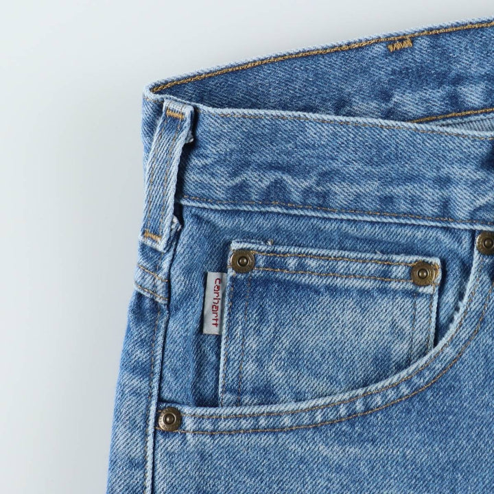 Carhartt Tapered Denim Pants for Men, W34 equivalent cotton blue type Vintage Second Hand