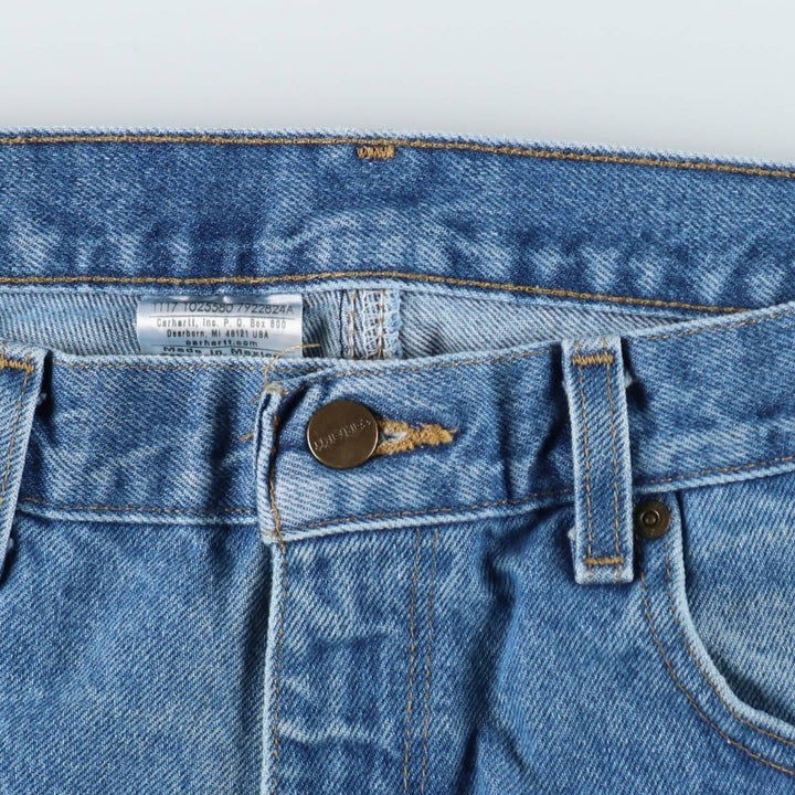 Carhartt Tapered Denim Pants for Men, W34 equivalent cotton blue type Vintage Second Hand