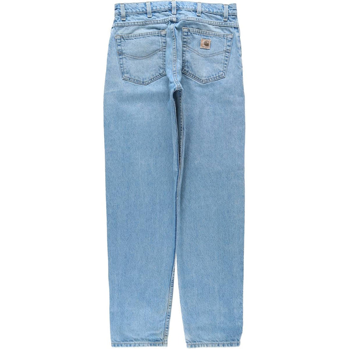 Carhartt Straight Denim Pants for Men, W33 equivalent cotton blue type Vintage Second Hand