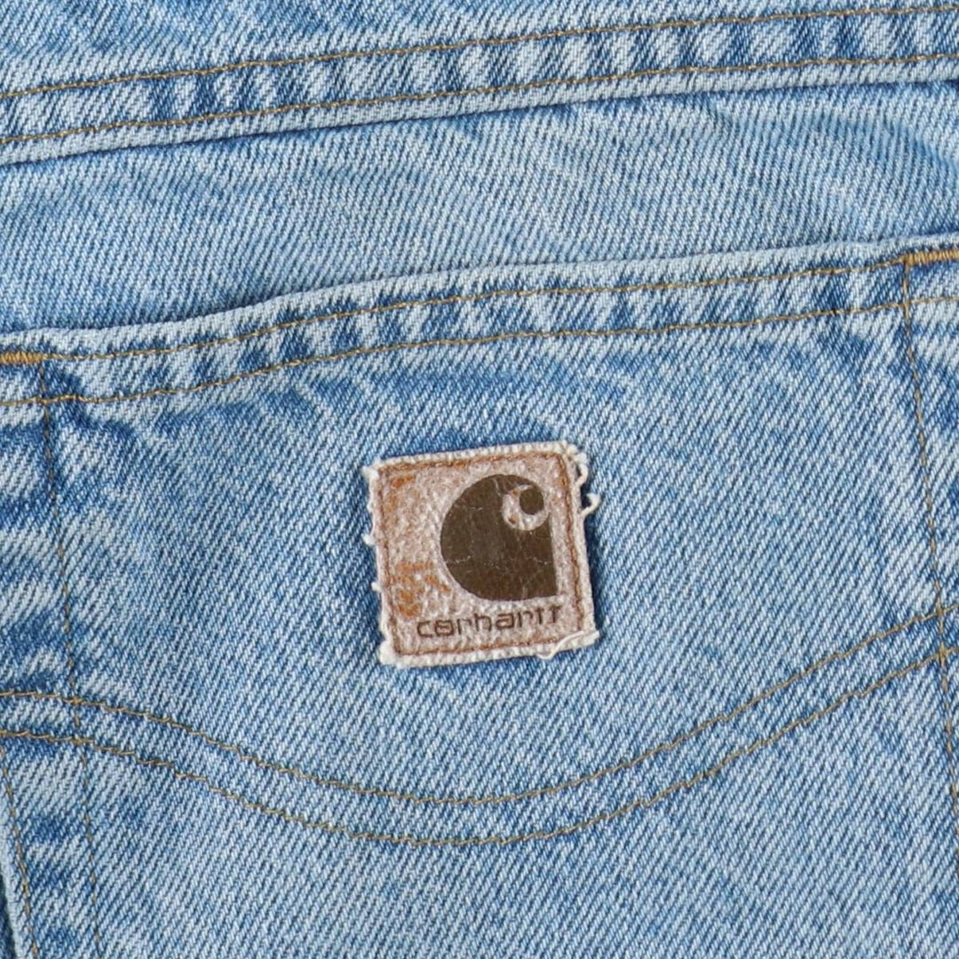 Carhartt Straight Denim Pants for Men, W33 equivalent cotton blue type Vintage Second Hand