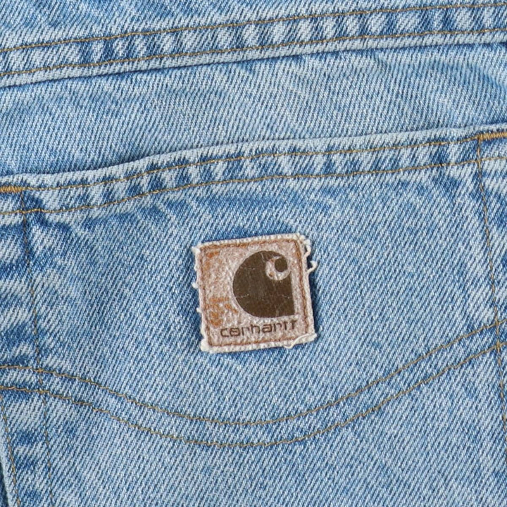 Carhartt Straight Denim Pants for Men, W33 equivalent cotton blue type Vintage Second Hand