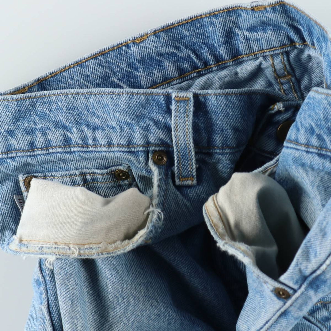 Carhartt Straight Denim Pants for Men, W33 equivalent cotton blue type Vintage Second Hand