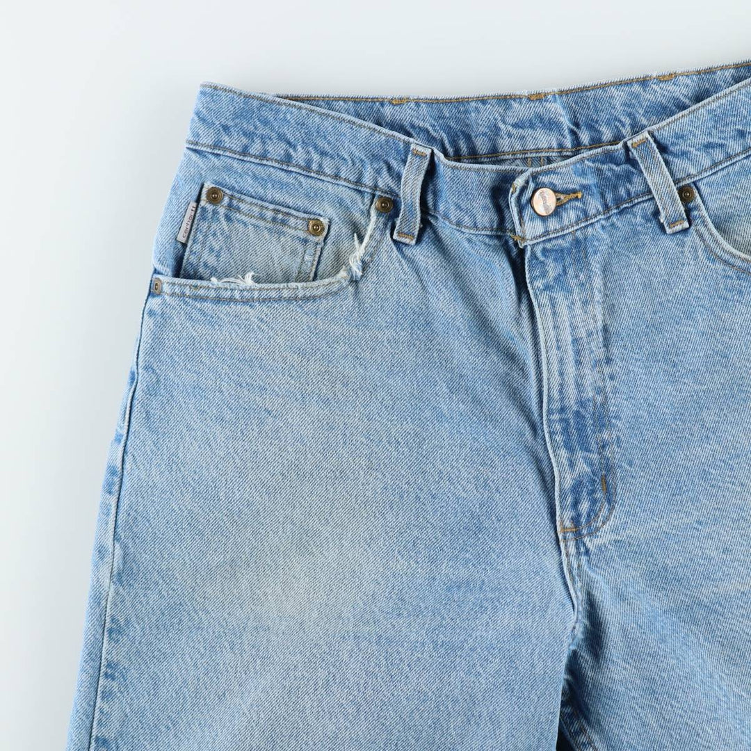 Carhartt Straight Denim Pants for Men, W33 equivalent cotton blue type Vintage Second Hand