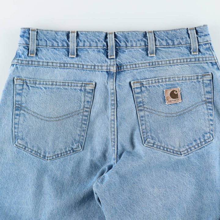 Carhartt Straight Denim Pants for Men, W33 equivalent cotton blue type Vintage Second Hand