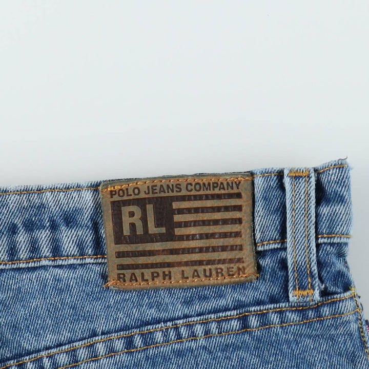 Ralph Lauren POLO JEANS COMPANY straight denim pants for men, W36 equivalent cotton blue type Vintage Second Hand