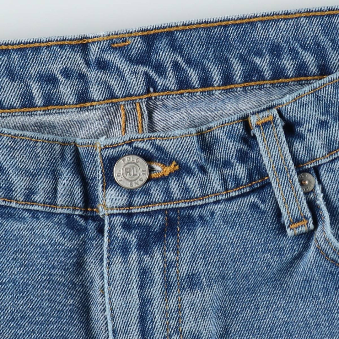 Ralph Lauren POLO JEANS COMPANY straight denim pants for men, W36 equivalent cotton blue type Vintage Second Hand