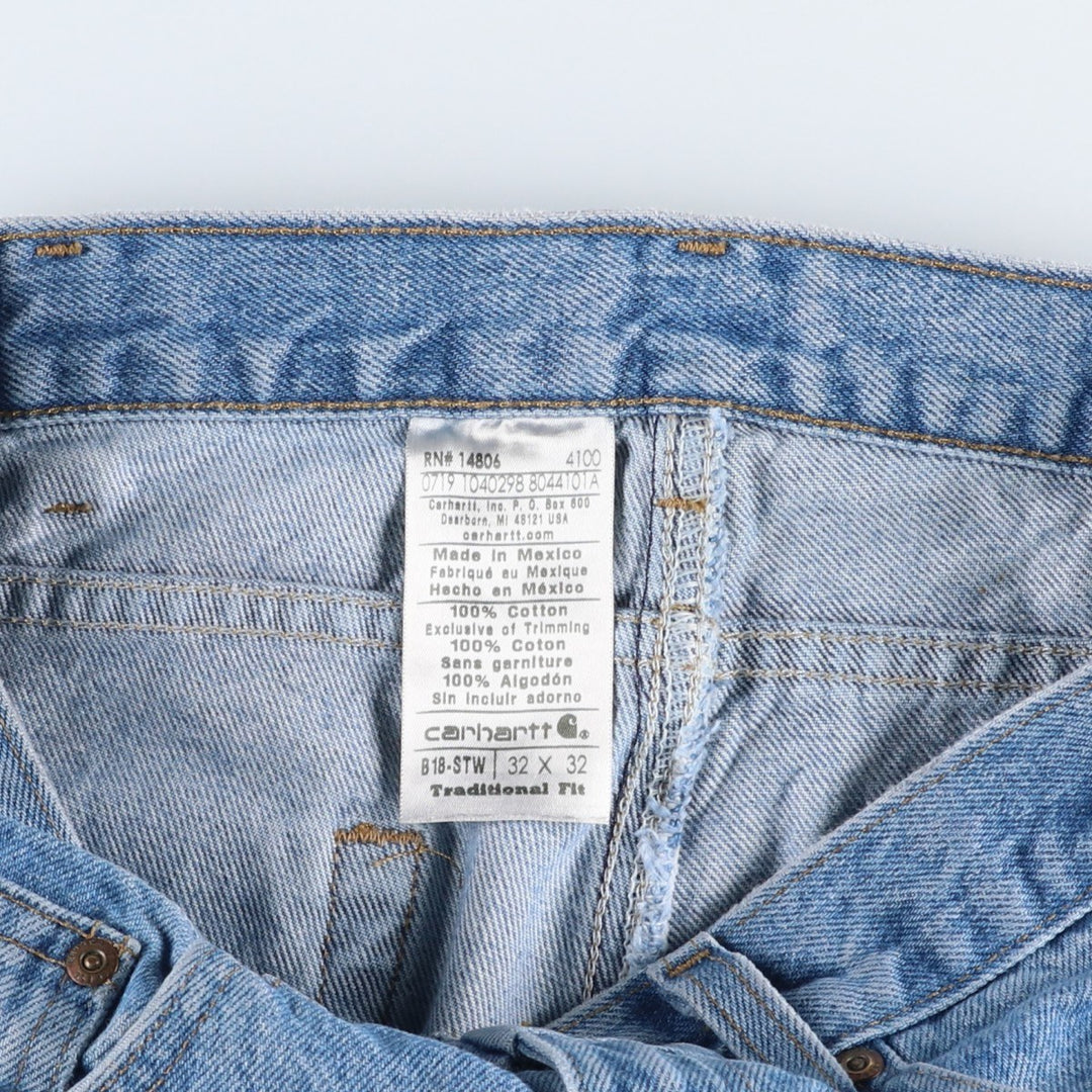 Carhartt Traditional Fit Tapered Denim Pants, Men's Size W31 (approx.) cotton Blue type light blue Vintage Second Hand