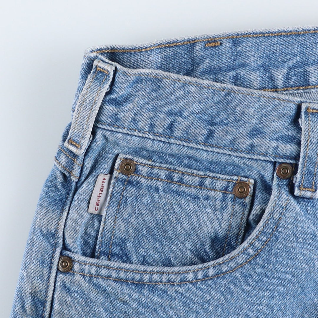 Carhartt Traditional Fit Tapered Denim Pants, Men's Size W31 (approx.) cotton Blue type light blue Vintage Second Hand