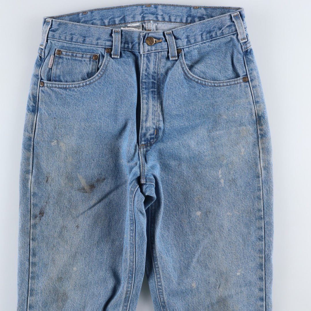Carhartt Traditional Fit Tapered Denim Pants, Men's Size W31 (approx.) cotton Blue type light blue Vintage Second Hand