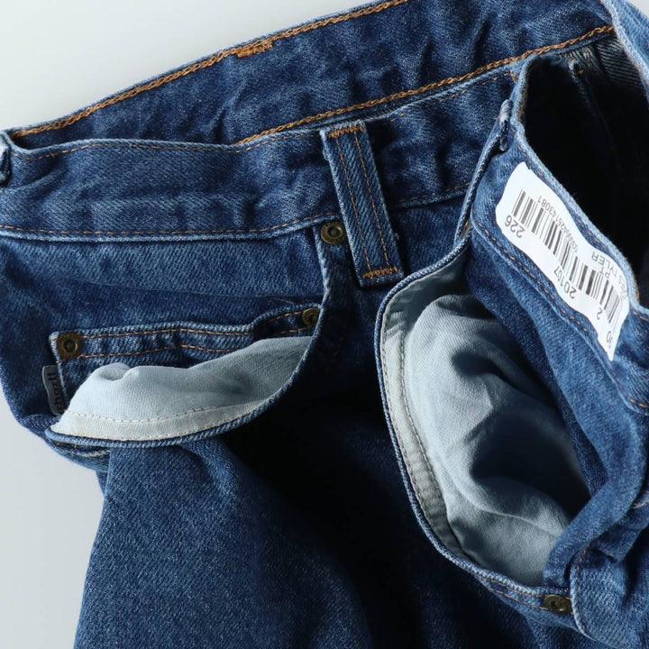 Carhartt Relaxed Fit Straight Denim Pants for Men, W34 equivalent cotton blue type Vintage Second Hand