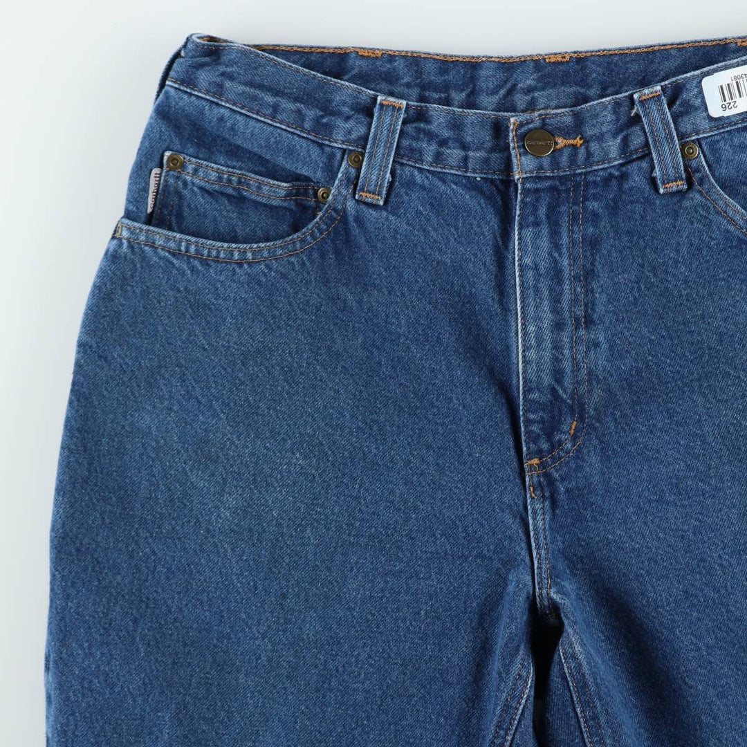 Carhartt Relaxed Fit Straight Denim Pants for Men, W34 equivalent cotton blue type Vintage Second Hand