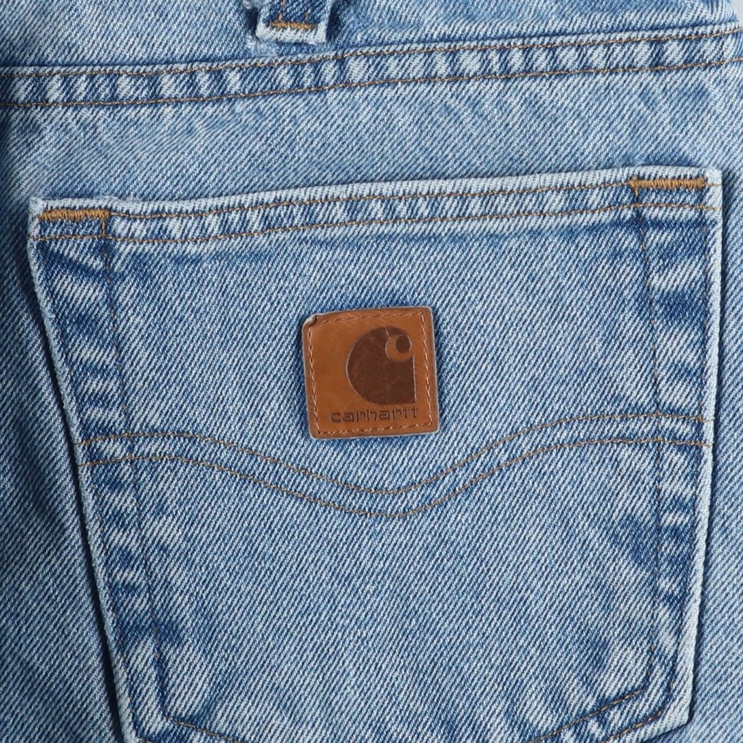 Carhartt Relaxed Fit Tapered Denim Pants for Men, W36 cotton blue type Vintage Second Hand