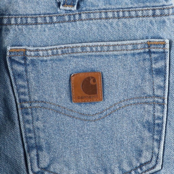 Carhartt Relaxed Fit Tapered Denim Pants for Men, W36 cotton blue type Vintage Second Hand