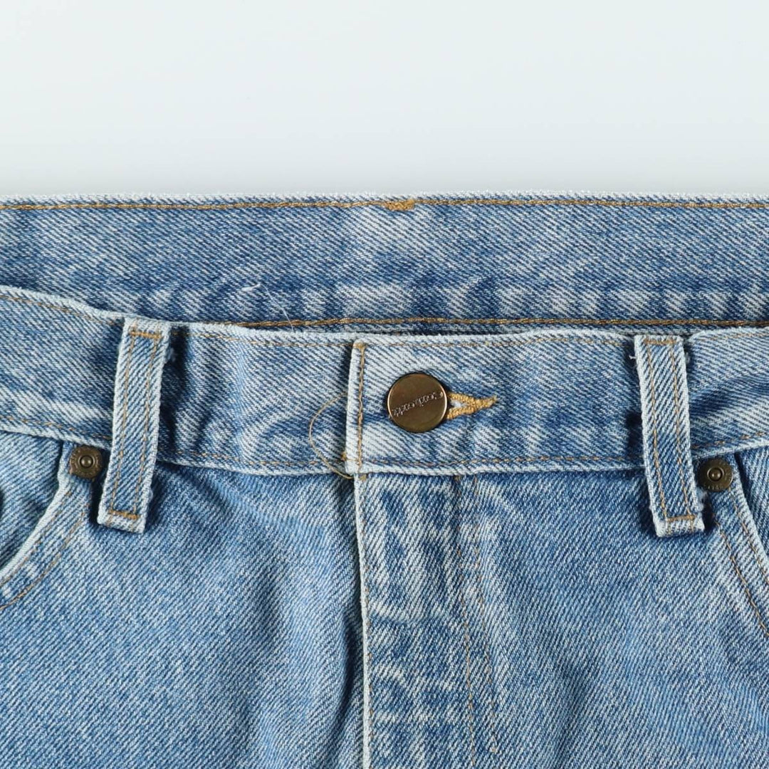 00'S Carhartt tapered denim pants for men, size w36 cotton blue type Vintage Second Hand