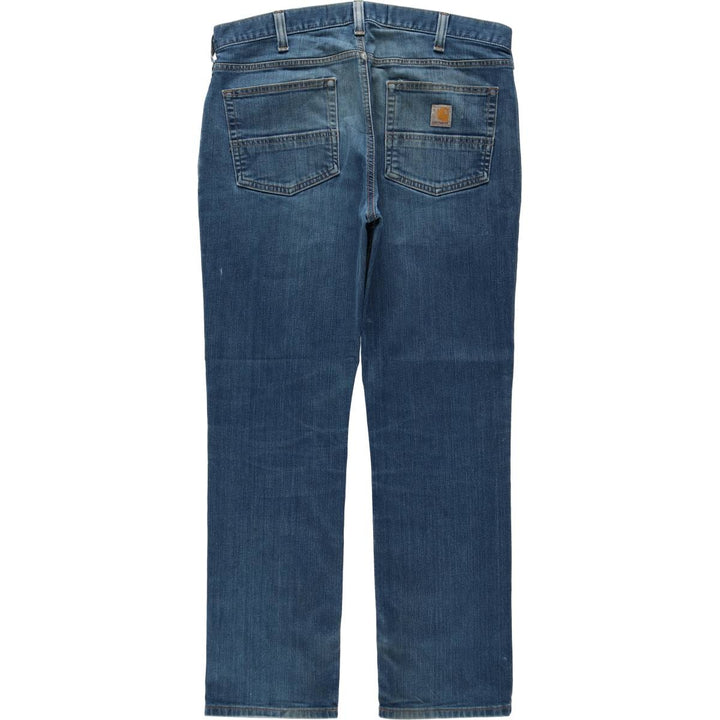 Carhartt STRAIGHT FIT straight denim pants, men's size W36 (approx.) cotton blue type Vintage Second Hand