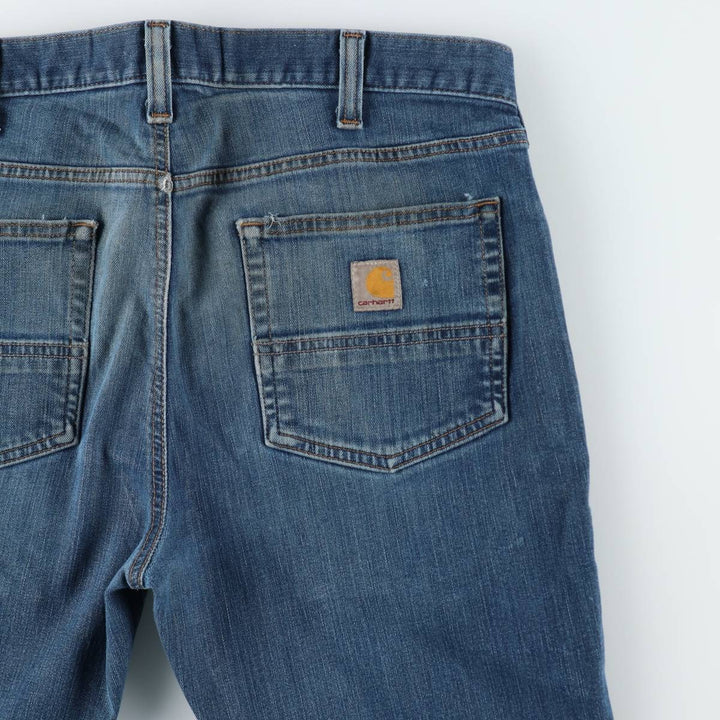 Carhartt STRAIGHT FIT straight denim pants, men's size W36 (approx.) cotton blue type Vintage Second Hand
