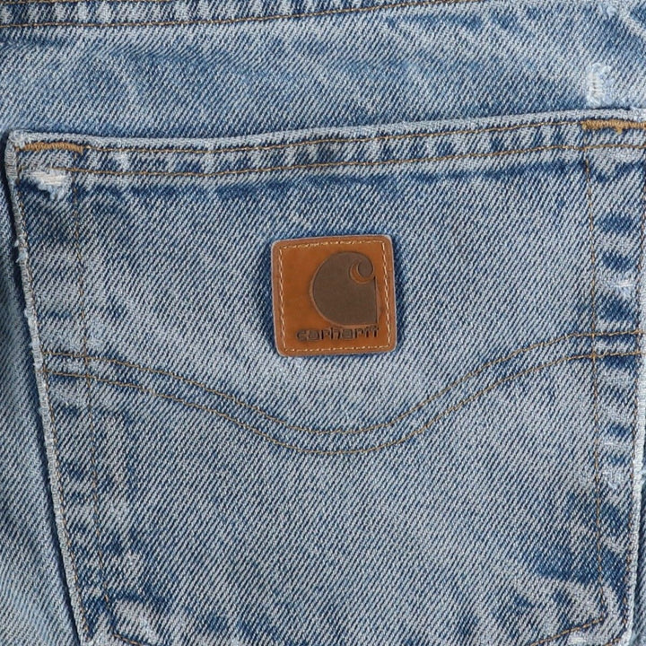 Carhartt Traditional Fit Tapered Denim Pants, Men's, Size W33 cotton Blue type light blue Vintage Second Hand