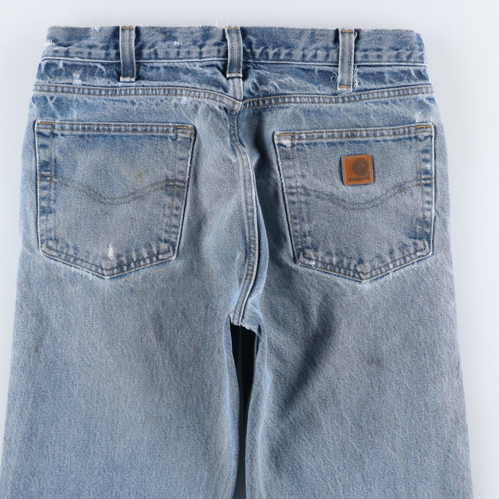 Carhartt Traditional Fit Tapered Denim Pants, Men's, Size W33 cotton Blue type light blue Vintage Second Hand