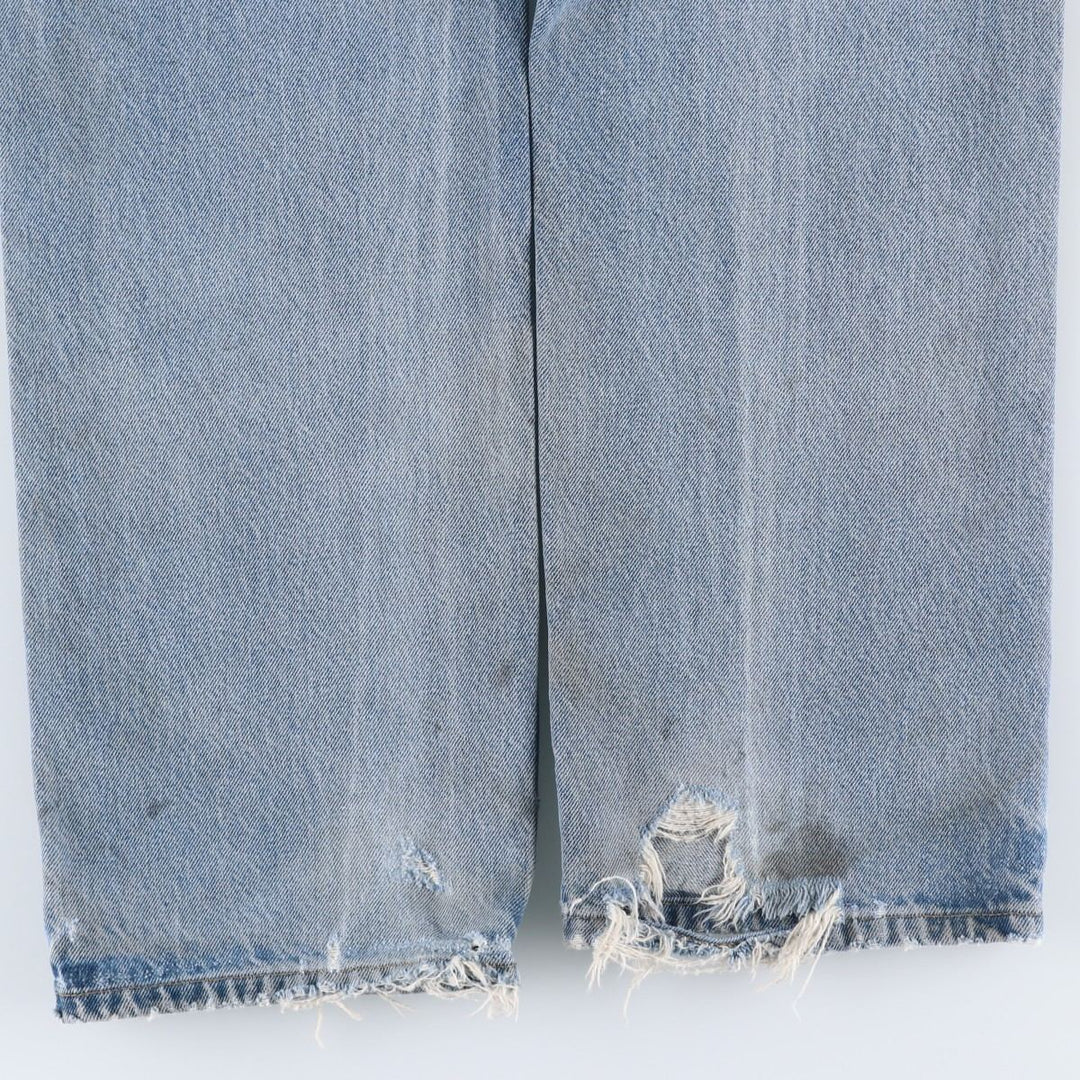 Carhartt Traditional Fit Tapered Denim Pants, Men's, Size W33 cotton Blue type light blue Vintage Second Hand