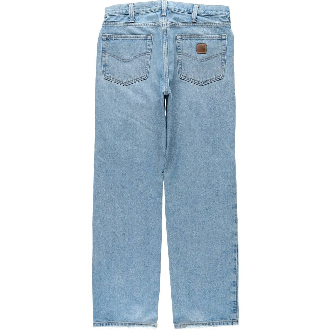 Carhartt TRADITIONAL FIT Tapered Denim Pants, Men's W34 (approx.) cotton blue type Vintage Second Hand