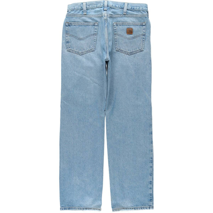 Carhartt TRADITIONAL FIT Tapered Denim Pants, Men's W34 (approx.) cotton blue type Vintage Second Hand