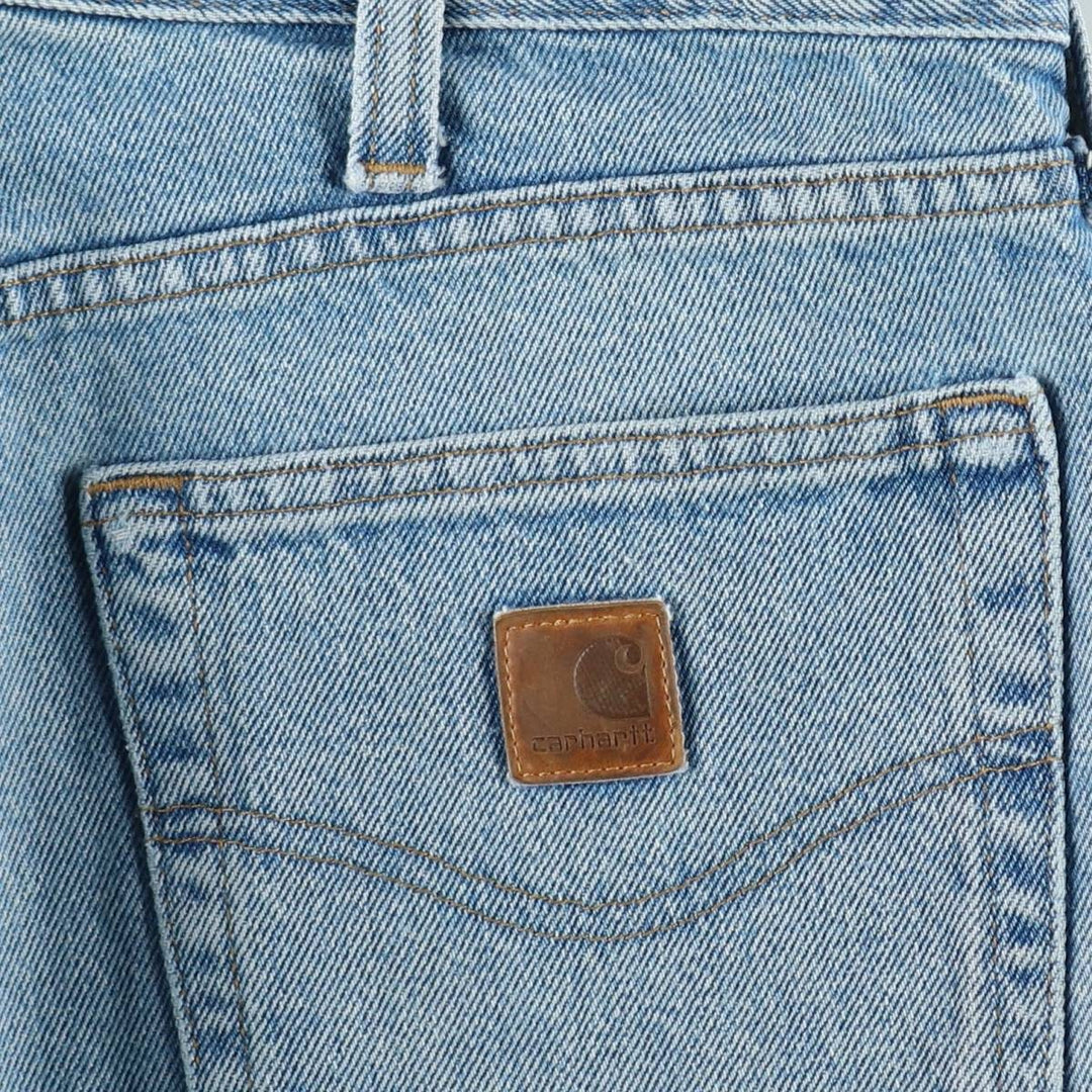 Carhartt TRADITIONAL FIT Tapered Denim Pants, Men's W34 (approx.) cotton blue type Vintage Second Hand