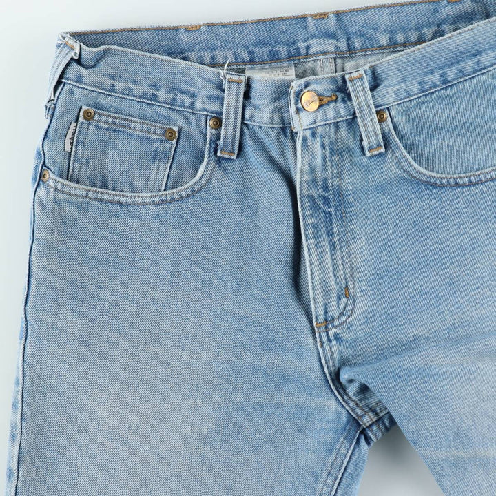 Carhartt TRADITIONAL FIT Tapered Denim Pants, Men's W34 (approx.) cotton blue type Vintage Second Hand