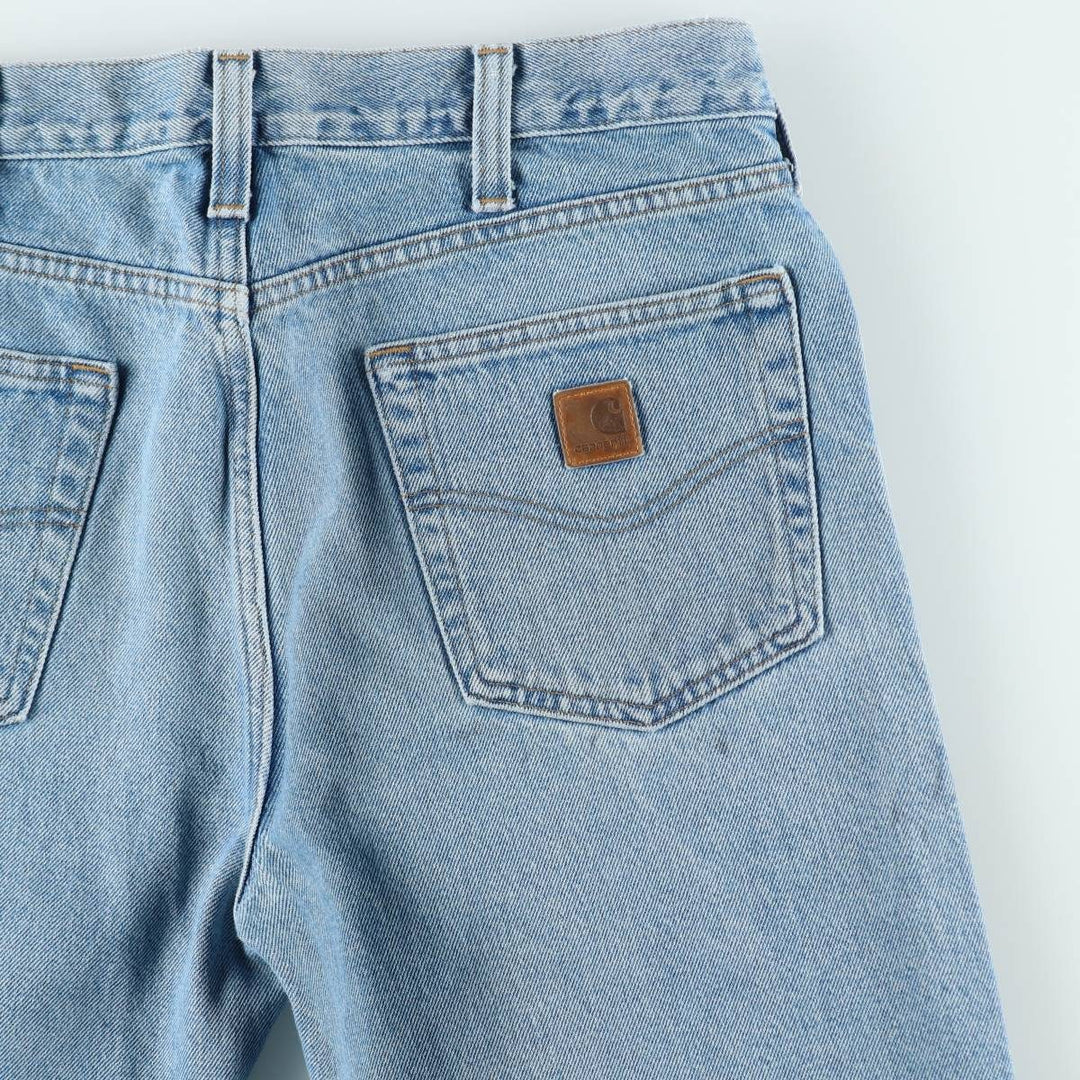Carhartt TRADITIONAL FIT Tapered Denim Pants, Men's W34 (approx.) cotton blue type Vintage Second Hand