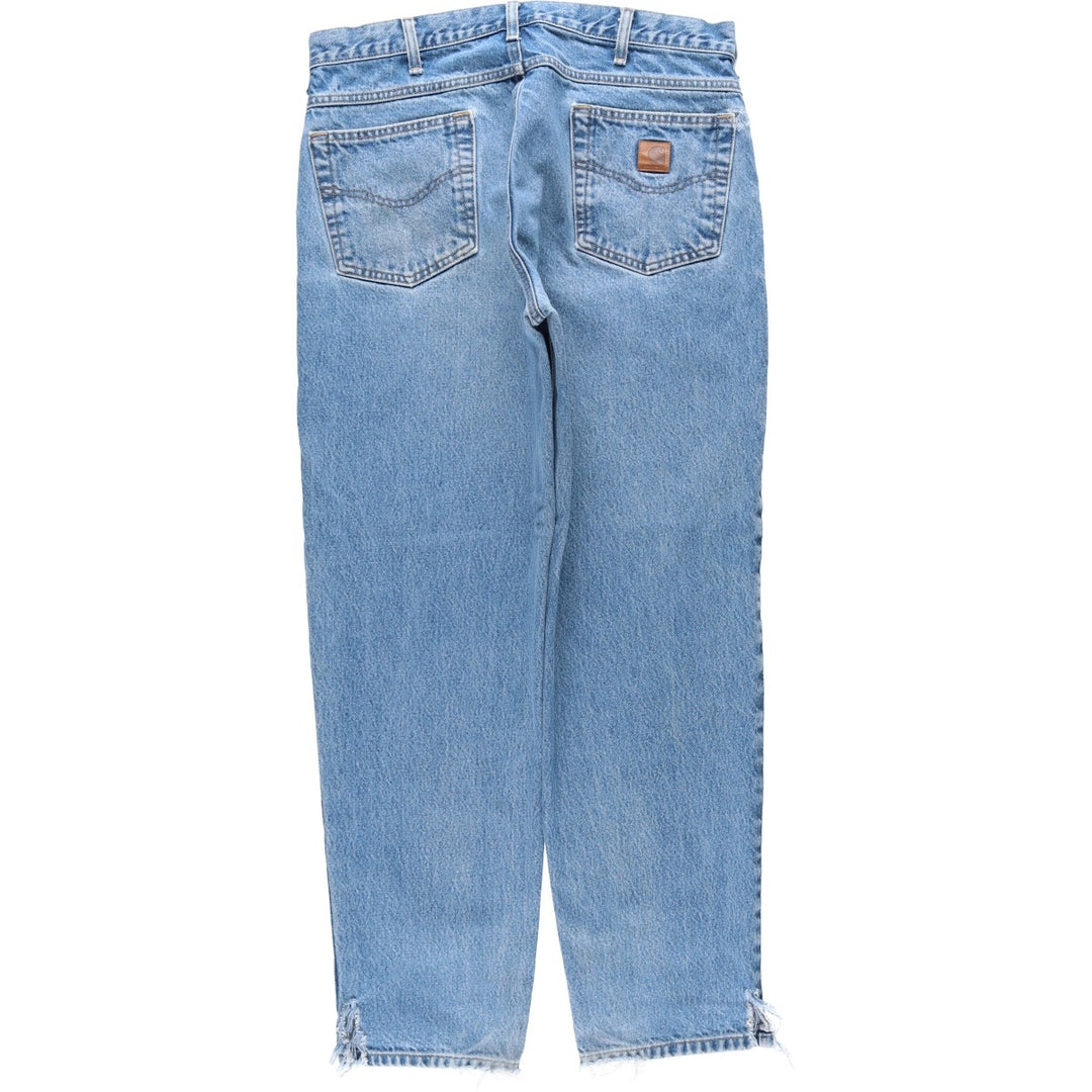 Carhartt Tapered Denim Pants for Men, W35 equivalent unclear Blue type light blue Vintage Second Hand