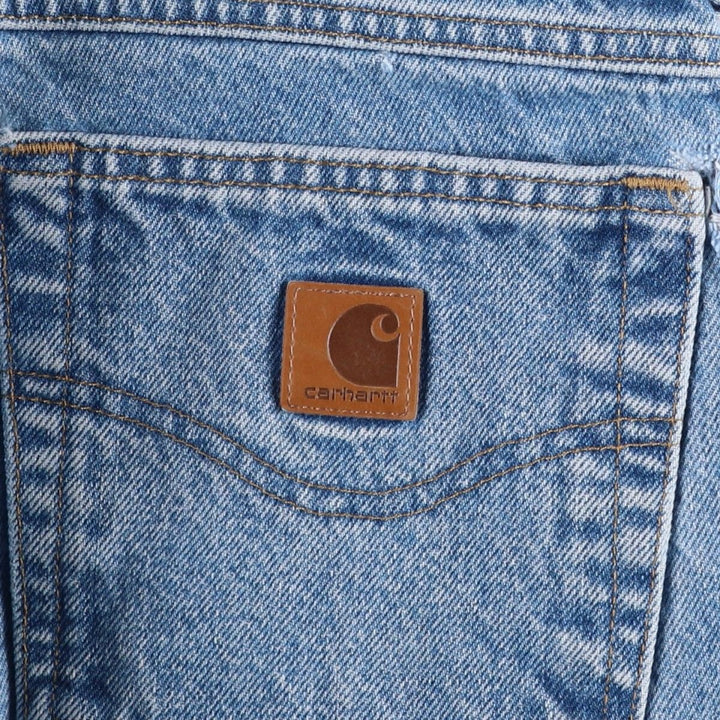 Carhartt Tapered Denim Pants for Men, W35 equivalent unclear Blue type light blue Vintage Second Hand