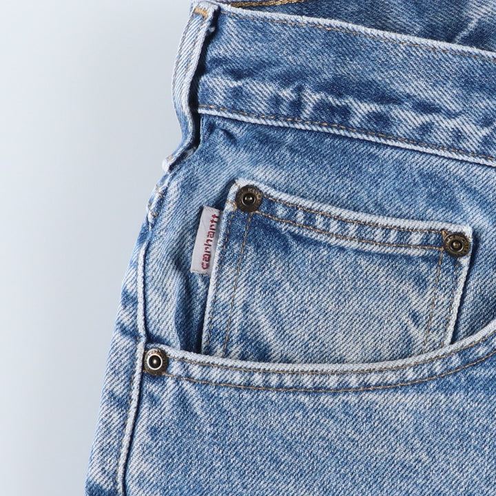 Carhartt Tapered Denim Pants for Men, W35 equivalent unclear Blue type light blue Vintage Second Hand