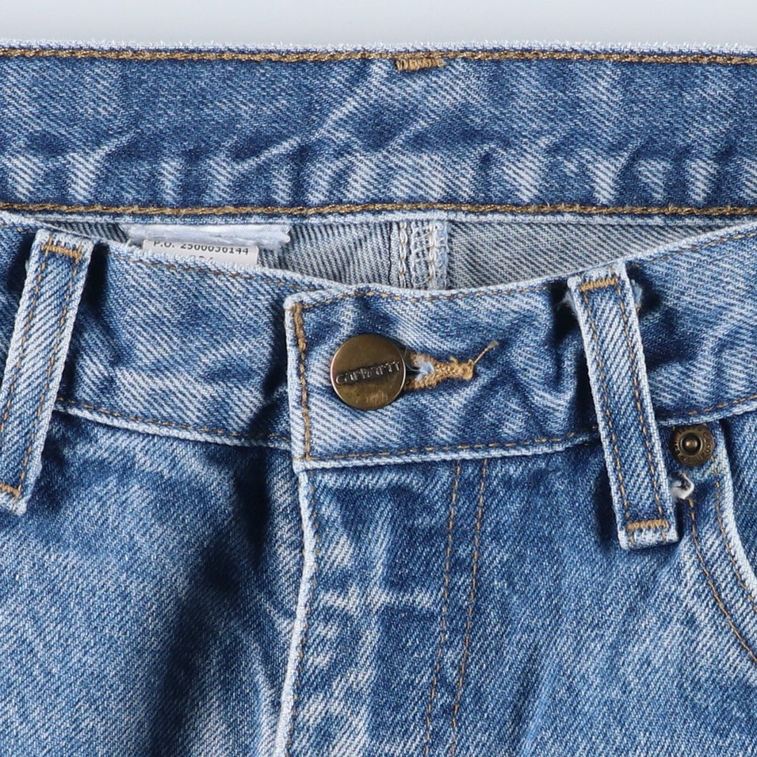 Carhartt Tapered Denim Pants for Men, W35 equivalent unclear Blue type light blue Vintage Second Hand
