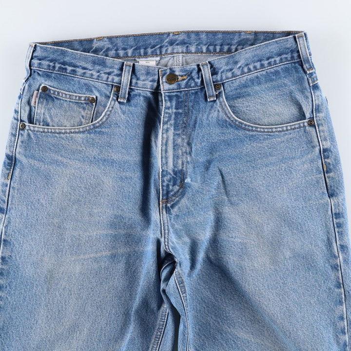 Carhartt Tapered Denim Pants for Men, W35 equivalent unclear Blue type light blue Vintage Second Hand