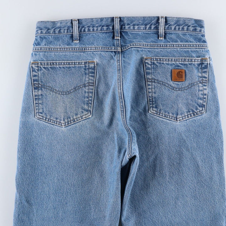 Carhartt Tapered Denim Pants for Men, W35 equivalent unclear Blue type light blue Vintage Second Hand