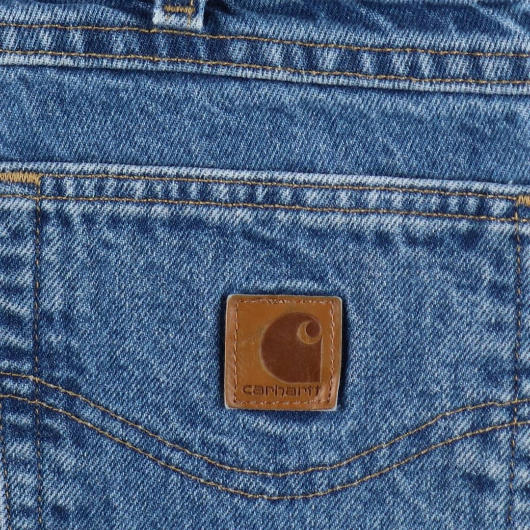 Carhartt Relaxed Fit Tapered Denim Pants for Men, W36 cotton blue type Vintage Second Hand