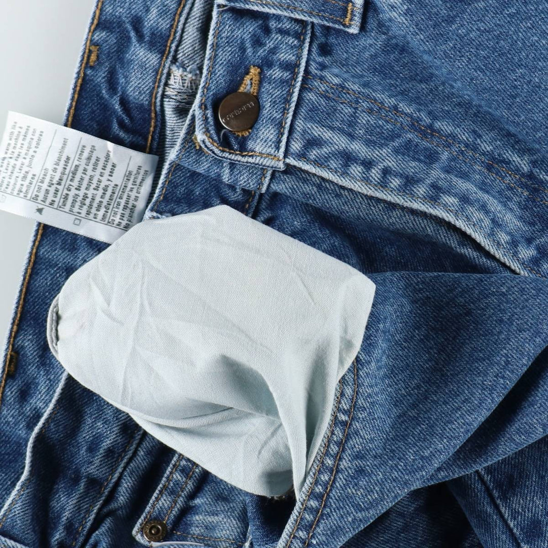 Carhartt Relaxed Fit Tapered Denim Pants for Men, W36 cotton blue type Vintage Second Hand
