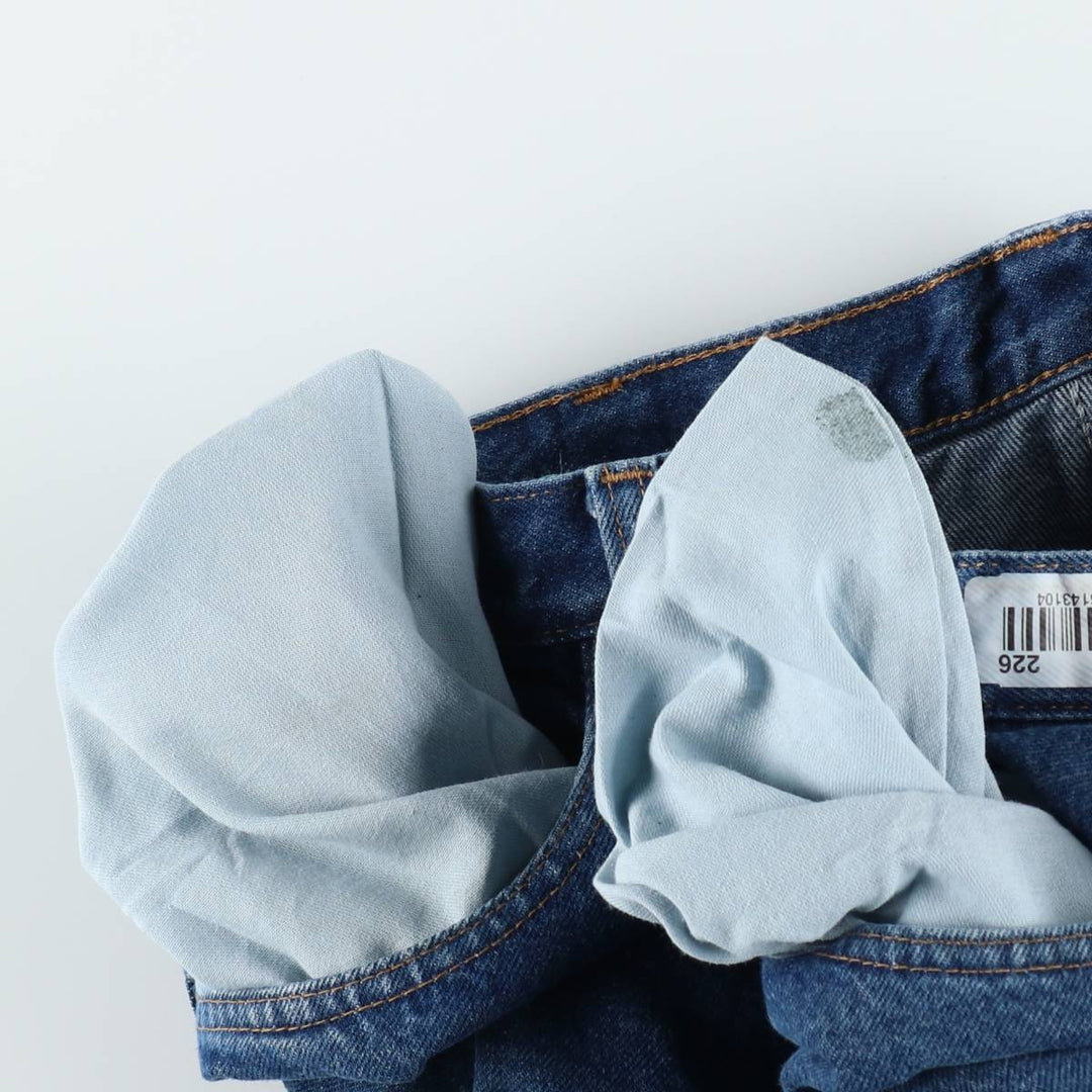 Carhartt Relaxed Fit Tapered Denim Pants for Men, W34 equivalent cotton blue type Vintage Second Hand
