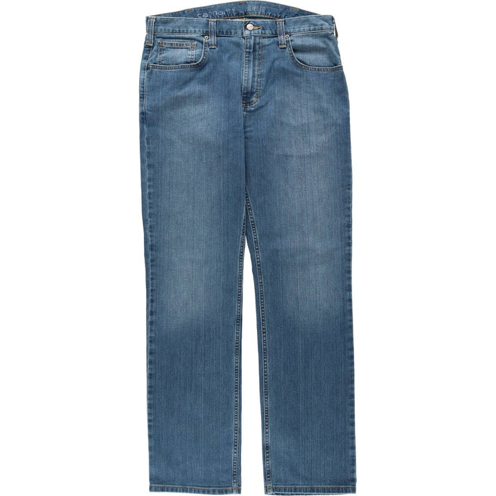 Carhartt Relaxed Fit Straight Denim Pants, Men's, Size 35 cotton blue type Vintage Second Hand