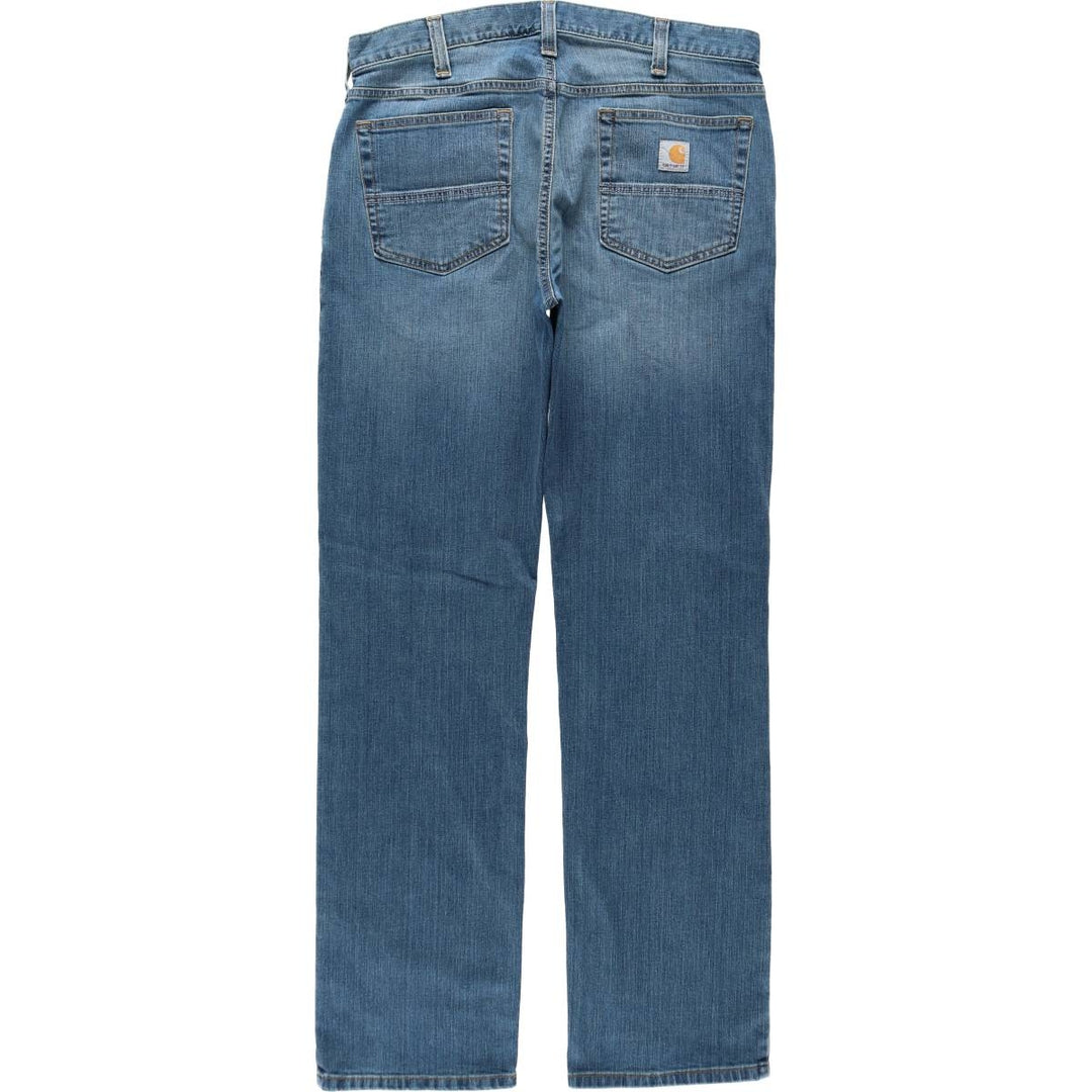 Carhartt Relaxed Fit Straight Denim Pants, Men's, Size 35 cotton blue type Vintage Second Hand