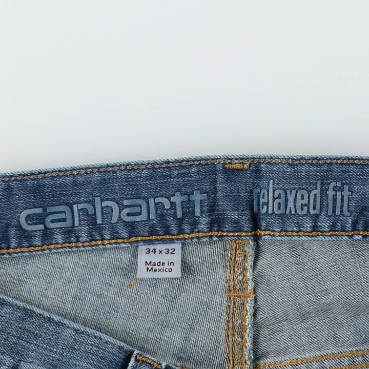 Carhartt Relaxed Fit Straight Denim Pants, Men's, Size 35 cotton blue type Vintage Second Hand