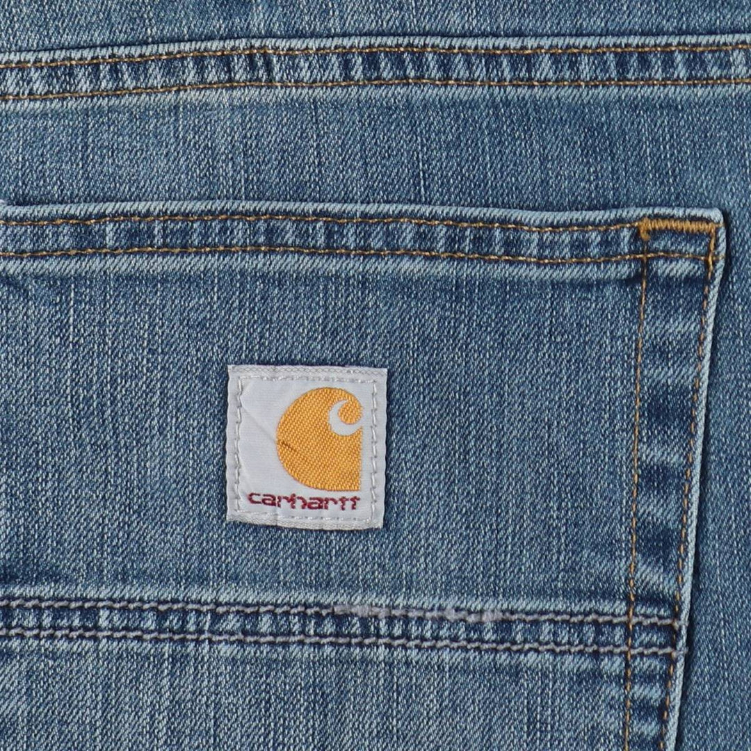Carhartt Relaxed Fit Straight Denim Pants, Men's, Size 35 cotton blue type Vintage Second Hand