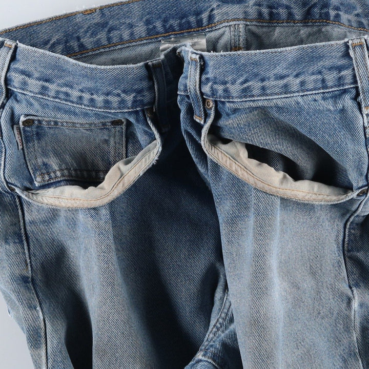 Carhartt Relaxed Fit Tapered Denim Pants for Men, W34 equivalent cotton blue type Vintage Second Hand