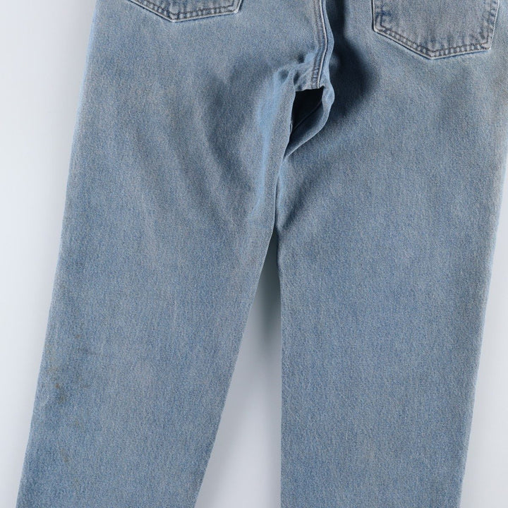 Carhartt Relaxed Fit Tapered Denim Pants for Men, W34 equivalent cotton blue type Vintage Second Hand