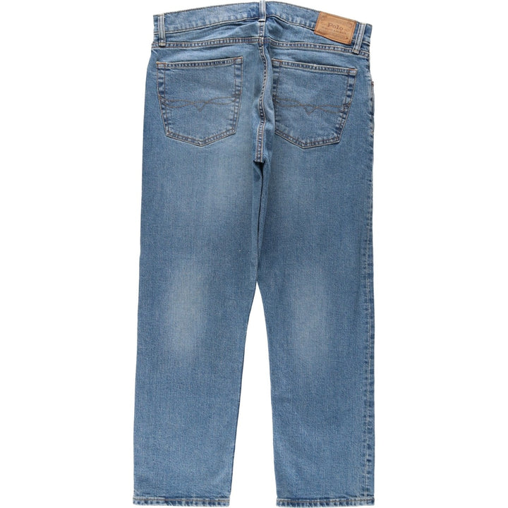 Ralph Lauren POLO RALPH LAUREN men's tapered denim pants, size W35 cotton blue type Vintage Second Hand